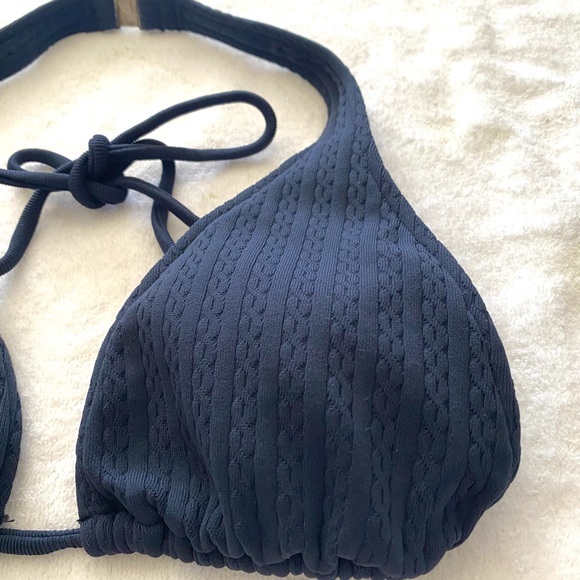 Vintage Ralph Loren navy blue bikini size small - Picture 8 of 10